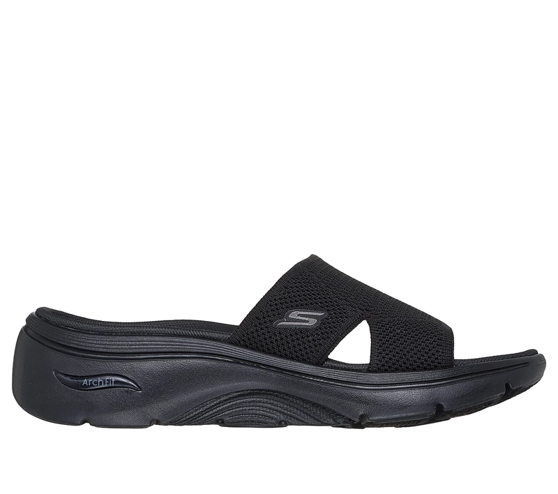 SANDALIAS SKECHERS MUJER SLIP-INS GO WALK ARCH FIT 2.0 NEGRO - 1