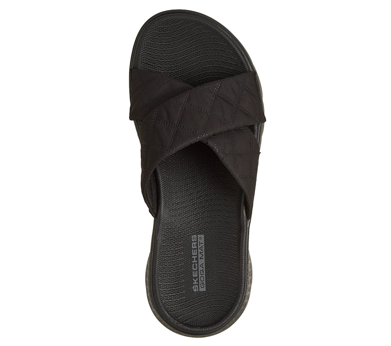 SANDALIAS SKECHERS MUJER GO WALK FLEX SANDAL NEGRO - 3