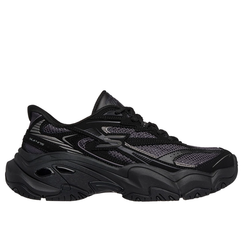 ZAPATILLAS SKECHERS MUJER SLIP-INS DLITES 6.0 NEGRO - 1