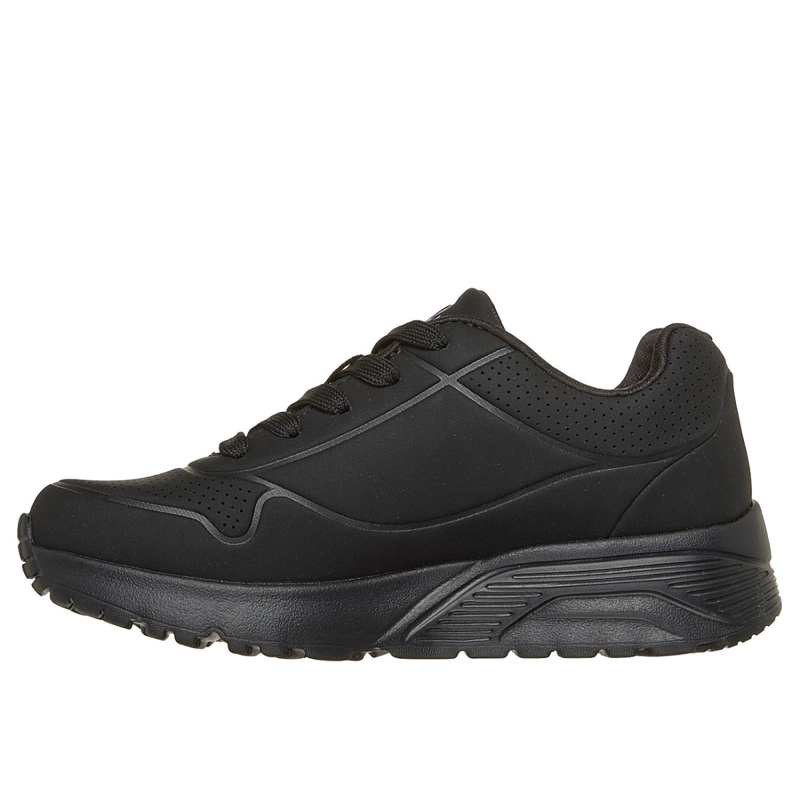 ZAPATILLAS SKECHERS NIÑA JGOLDCROWN UNO LITE NEGRO - 4