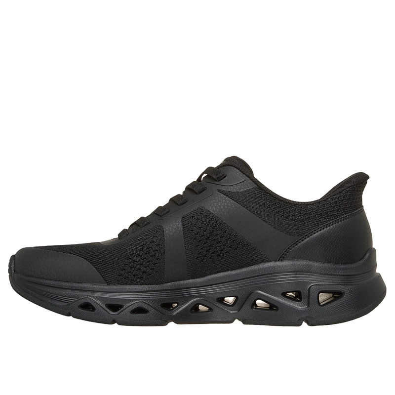 ZAPATILLAS SKECHERS HOMBRE SLIP-INS BOBS ARC WAVES NEGRO - 4