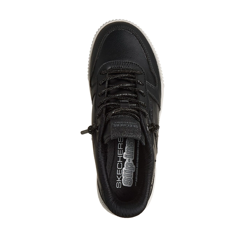 ZAPATILLAS SKECHERS MUJER SLIP-INS JADE NEGRO - 2