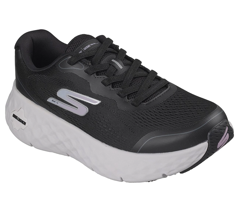 ZAPATILLAS SKECHERS MUJER GO WALK MAX CUSHIONING FLEX NEGRO - 2