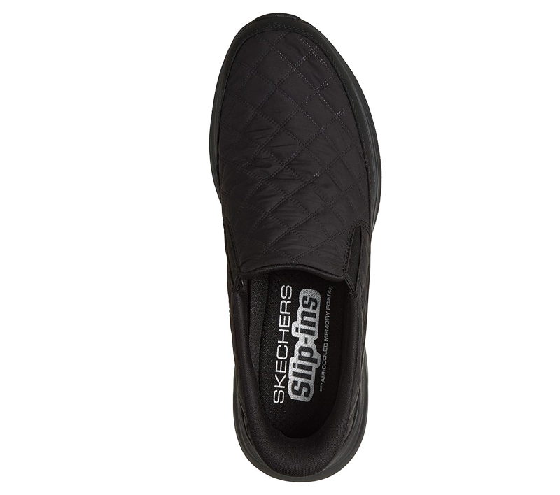 ZAPATILLAS SKECHERS HOMBRE SLIP-INS CONTOUR FOAM NEGRO - 2