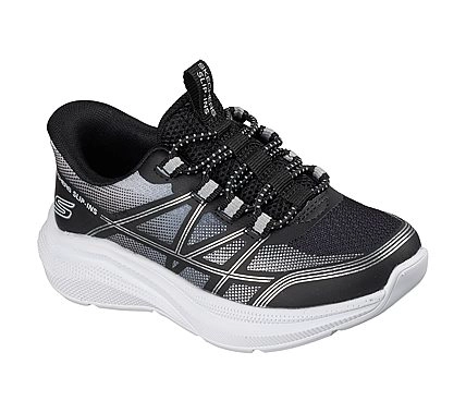 ZAPATILLAS SKECHERS NIÑO - SLIP-INS MICROSPEC VELOCITY NEGRO - 1