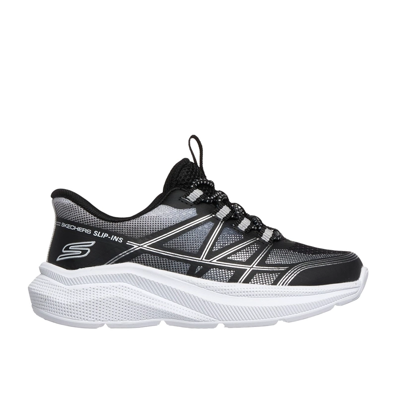ZAPATILLAS SKECHERS NIÑO - SLIP-INS MICROSPEC VELOCITY NEGRO - 1