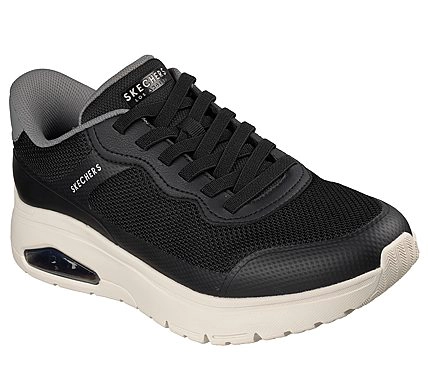 ZAPATILLAS SKECHERS HOMBRE SLIP-INS UNO FLEX NEGRO - 4