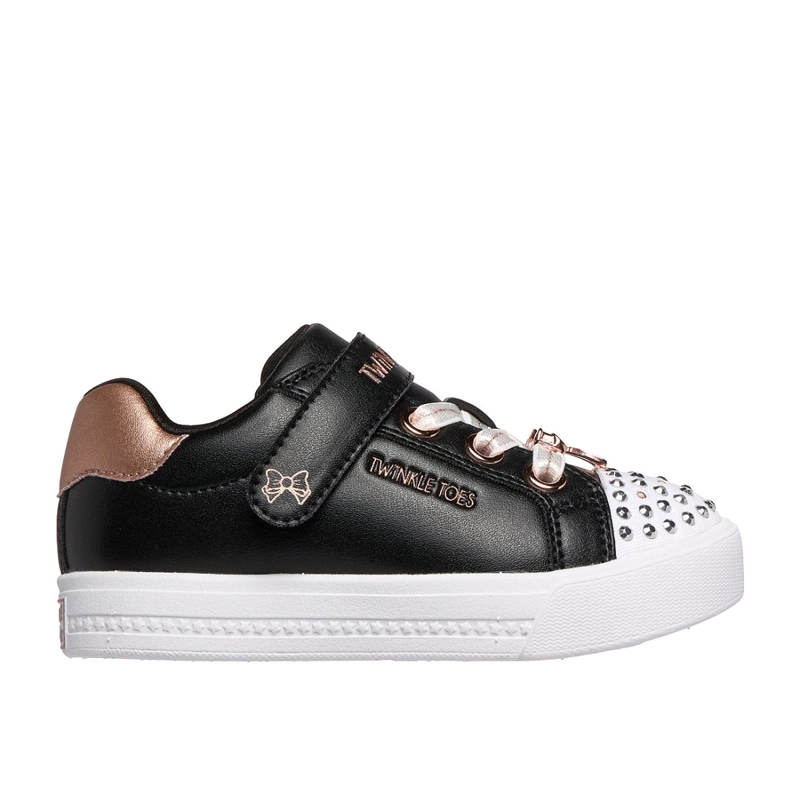 ZAPATILLAS SKECHERS NIÑA - SUPER STARLITE NEGRO - 1