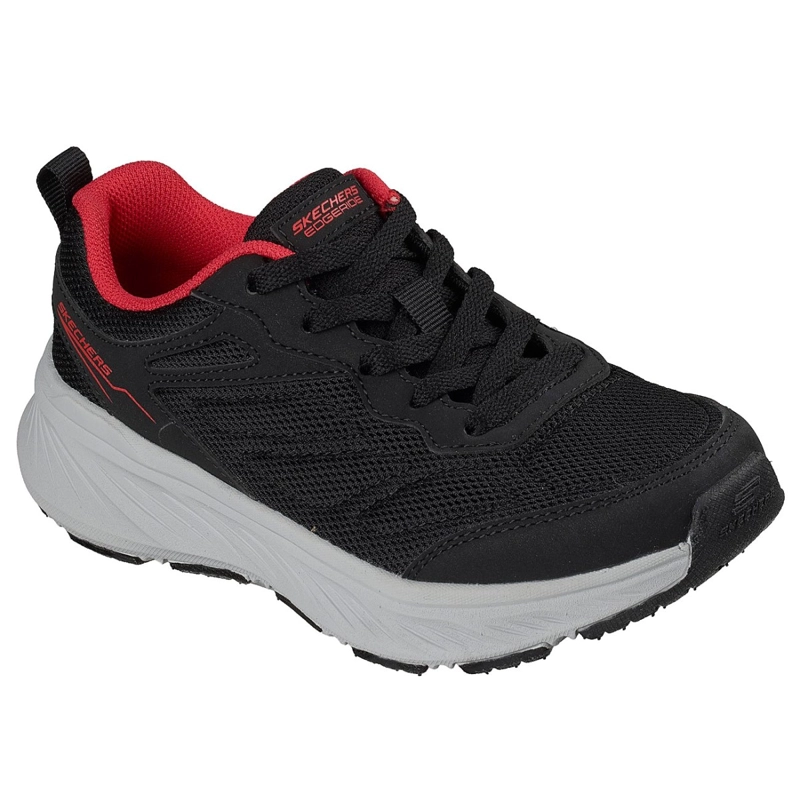 ZAPATILLAS SKECHERS NIÑO EDGERIDE ZONVERDEX NEGRO - 5