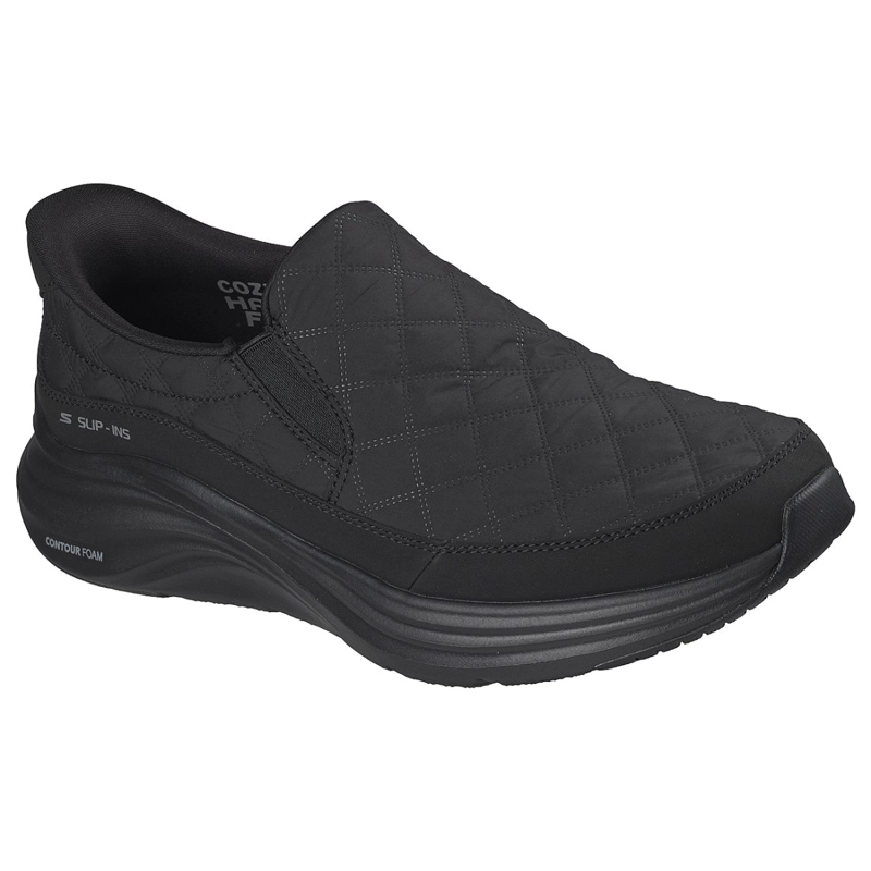 ZAPATILLAS SKECHERS HOMBRE SLIP-INS CONTOUR FOAM NEGRO - 5