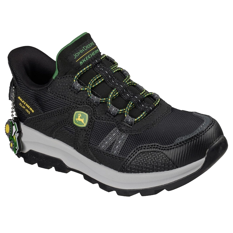 ZAPATILLAS SKECHERS NIÑO SLIP-INS JOHN DEERE STORM NEGRO - 5