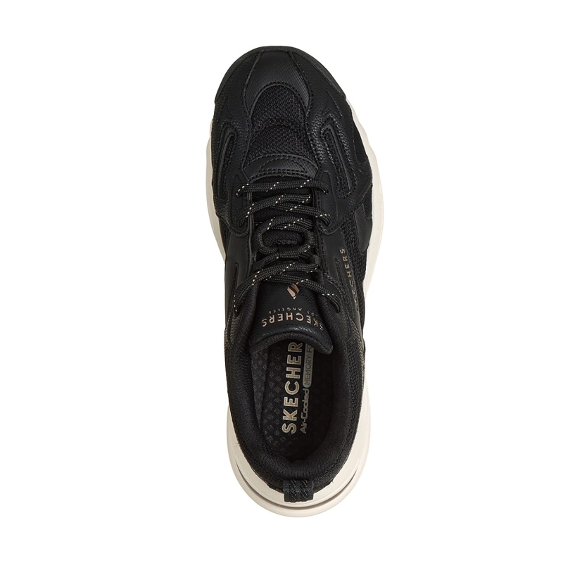 ZAPATILLAS SKECHERS MUJER UNO RYZE NEGRO - 2