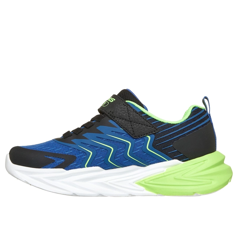 ZAPATILLAS SKECHERS NIÑO S-LIGHTS FLEX-GLOW ULTRA NEGRO - 4