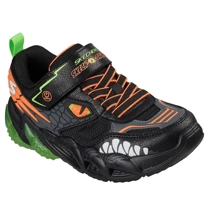 ZAPATILLAS SKECHERS NIÑO SKECH-O-SAURUS LIGHTS 3.0 NEGRO - 5