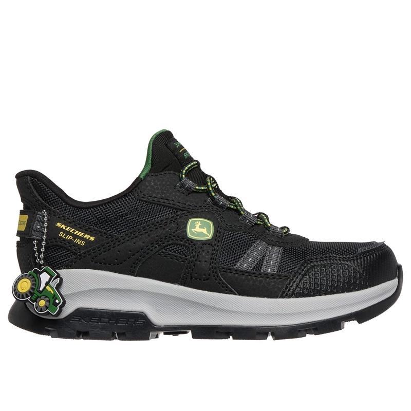 ZAPATILLAS SKECHERS NIÑO SLIP-INS JOHN DEERE STORM NEGRO - 1