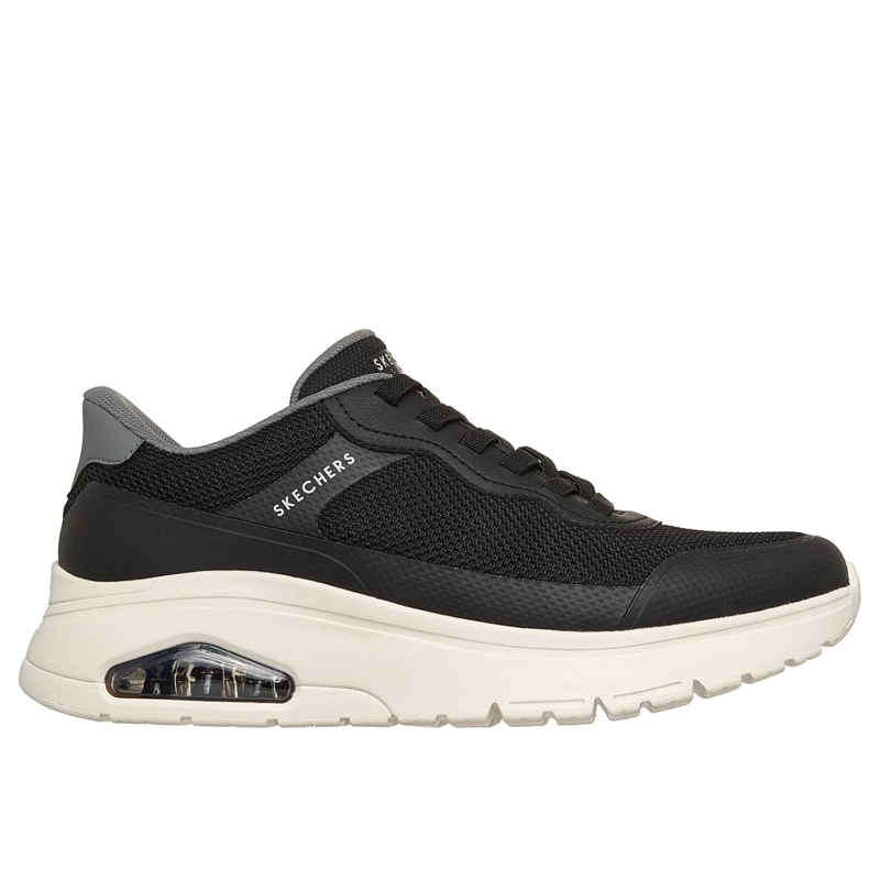 ZAPATILLAS SKECHERS HOMBRE SLIP-INS UNO FLEX NEGRO - 1