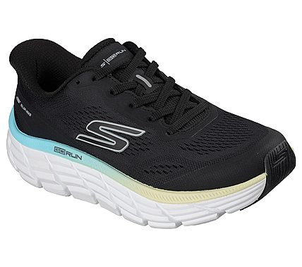 ZAPATILLAS SKECHERS MUJER SLIP-INS MAX FLEX NEGRO - 4