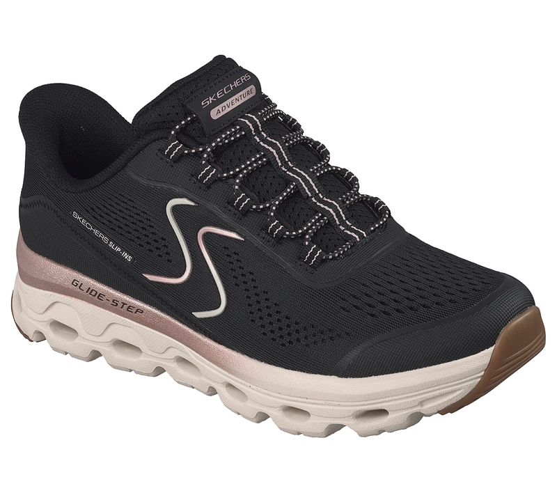 ZAPATILLAS SKECHERS MUJER SLIP-INS GLIDE-STEP SOLE NEGRO - 2