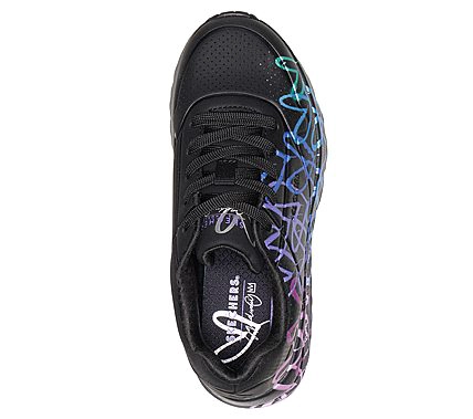 ZAPATILLAS SKECHERS NIÑA JGOLDCROWN UNO LITE NEGRO - 1