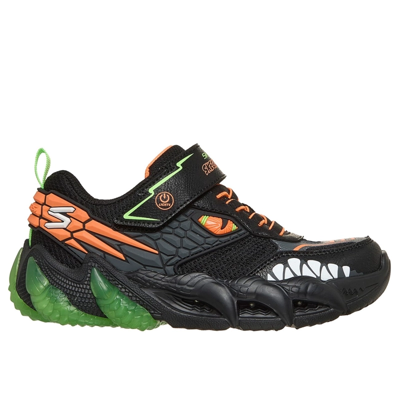ZAPATILLAS SKECHERS NIÑO SKECH-O-SAURUS LIGHTS 3.0 NEGRO - 1