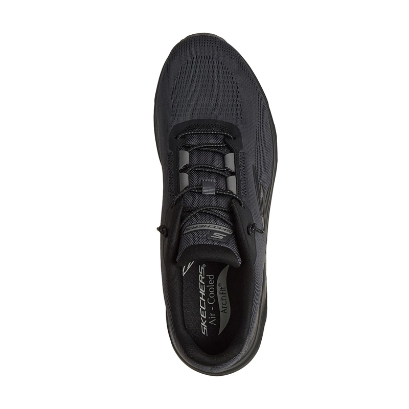 ZAPATILLAS SKECHERS HOMBRE GO RUN GLIDE-STEP ARCH FIT NEGRO - 2