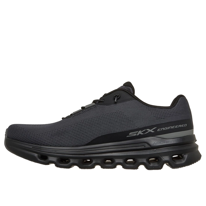 ZAPATILLAS SKECHERS HOMBRE GO RUN GLIDE-STEP ARCH FIT NEGRO - 4