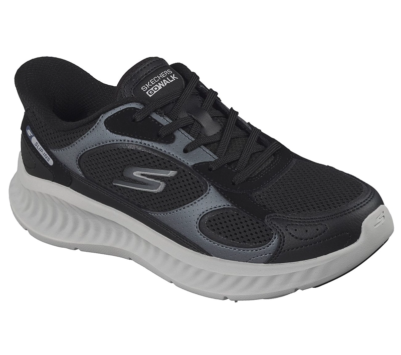 ZAPATILLAS SKECHERS MUJER SLIP-INS GO WALK NOW AURA NEGRO - 2