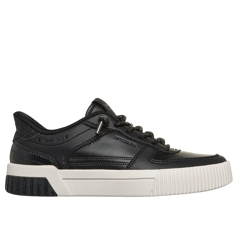 ZAPATILLAS SKECHERS MUJER SLIP-INS JADE NEGRO - 1
