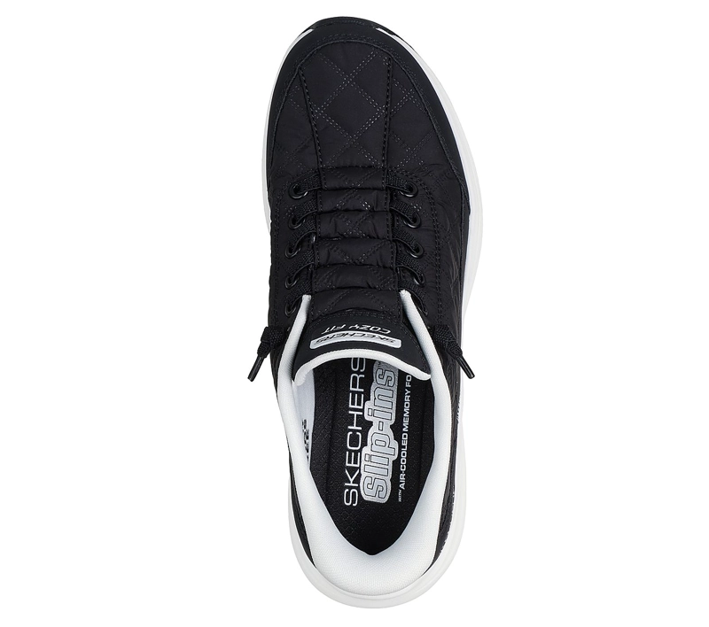 ZAPATILLAS SKECHERS MUJER SLIP-INS CONTOUR FOAM NEGRO - 2