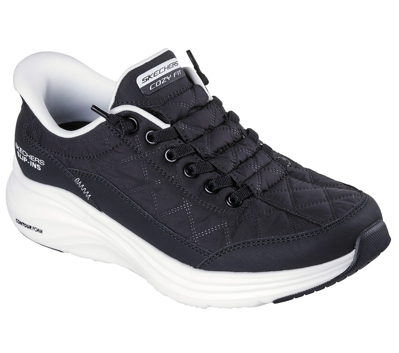ZAPATILLAS SKECHERS MUJER SLIP-INS CONTOUR FOAM NEGRO - 5