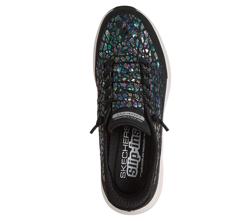 ZAPATILLAS SKECHERS MUJER SLIP-INS CONTOUR FOAM NEGRO - 2