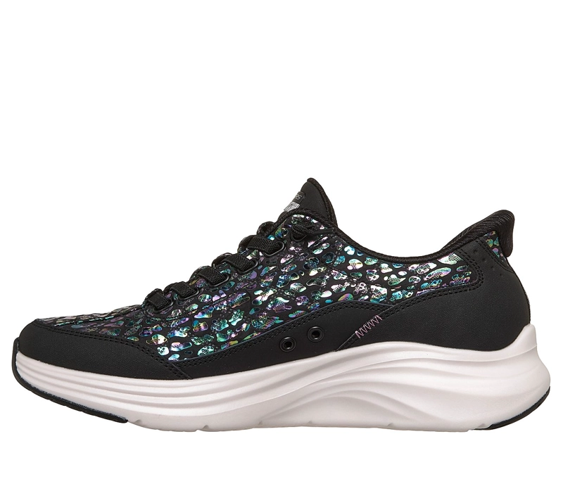 ZAPATILLAS SKECHERS MUJER SLIP-INS CONTOUR FOAM NEGRO - 4