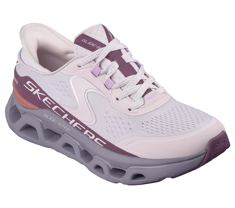 ZAPATILLAS SKECHERS MUJER SLIP-INS GLIDE-STEP ALTUS MORADO - 5