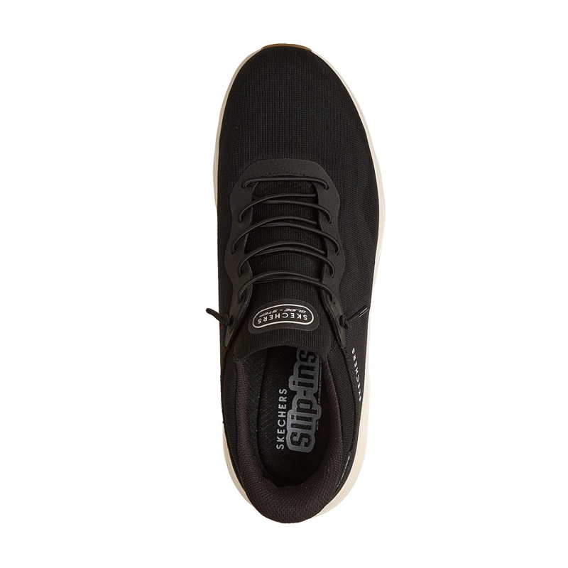 ZAPATILLAS SKECHERS HOMBRE SLIP-INS UNO GLIDE-STEP AIR NEGRO - 2