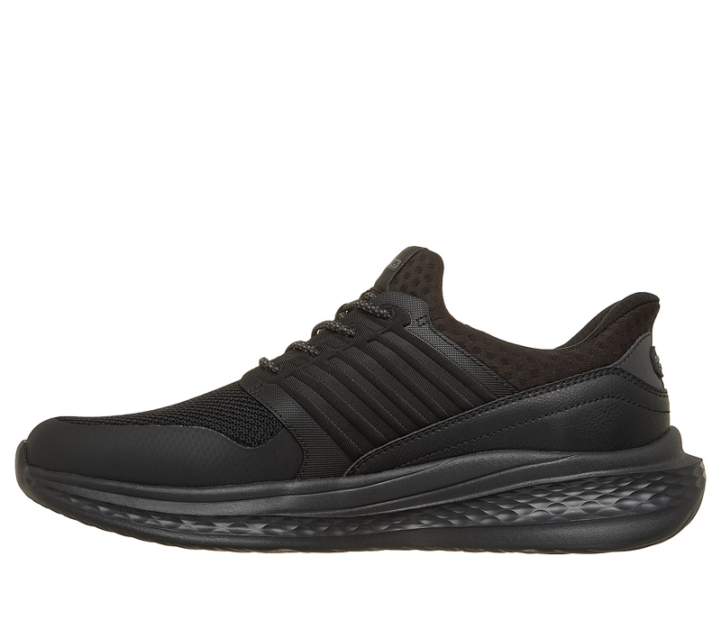 ZAPATILLAS SKECHERS HOMBRE SLIP-INS RELAXED FIT SLADE NEGRO - 4