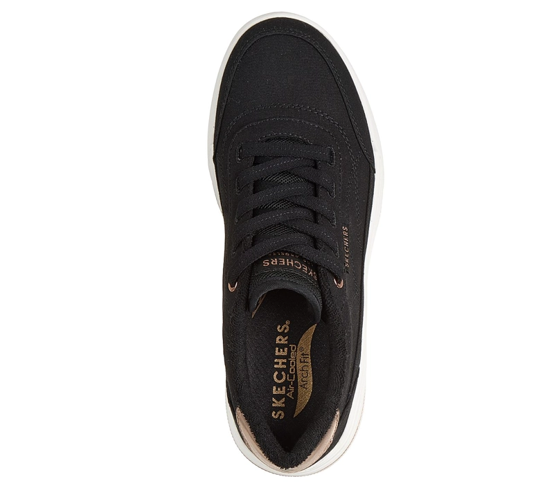 ZAPATILLAS SKECHERS MUJER ARCH FIT ARCADE HI NEGRO - 2