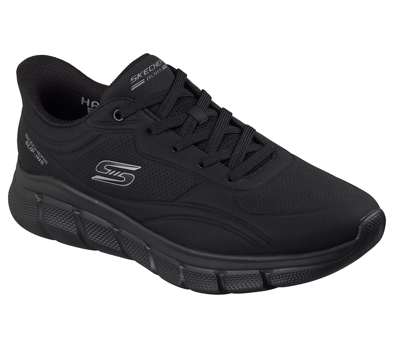 ZAPATILLAS SKECHERS HOMBRE SLIP-INS BOBS B FLEX SMOOTH NEGRO - 5