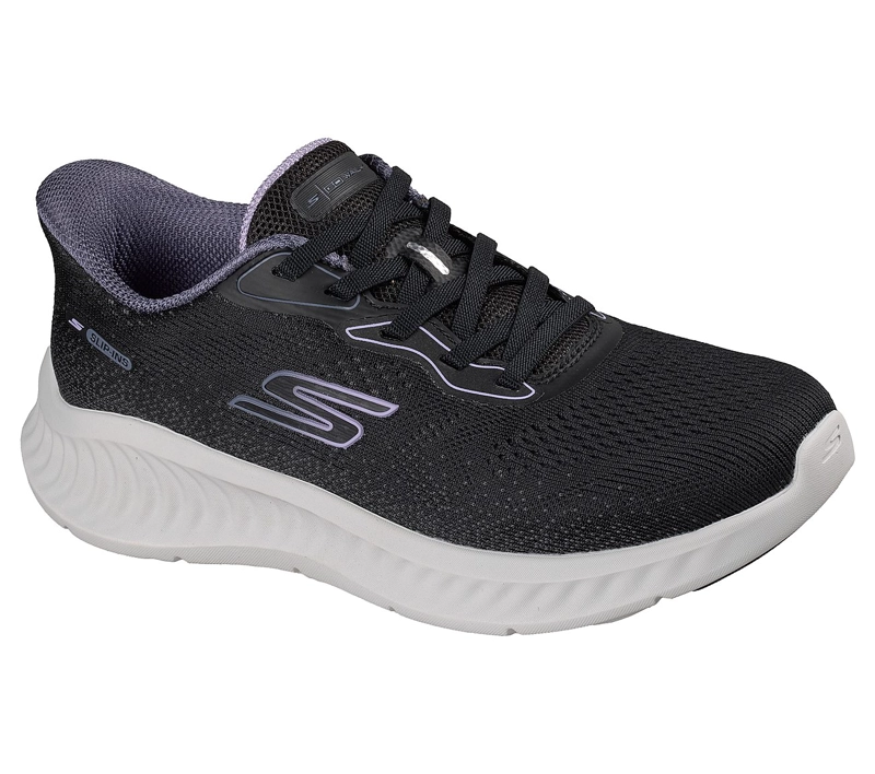 ZAPATILLAS SKECHERS MUJER SLIP-INS GO WALK NOW PARKER NEGRO - 5