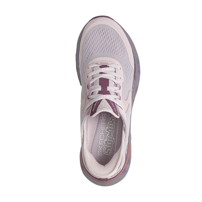 ZAPATILLAS SKECHERS MUJER SLIP-INS GLIDE-STEP ALTUS MORADO - 2