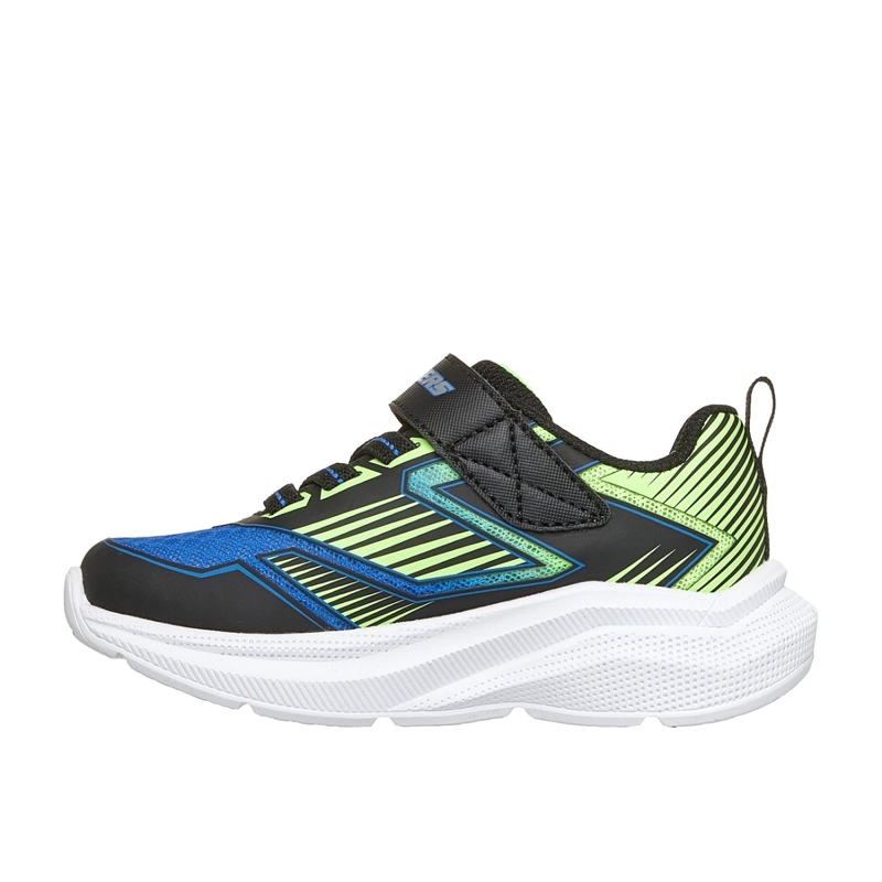ZAPATILLAS SKECHERS NIÑO - MICROSPEC VELOCITY NEGRO - 4