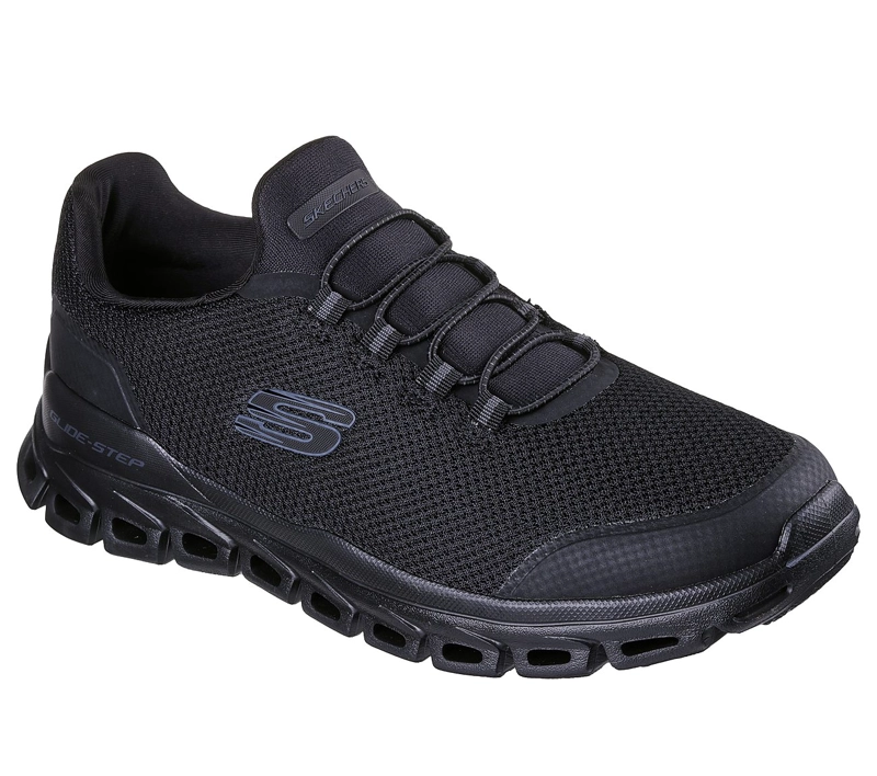 ZAPATILLAS SKECHERS HOMBRE SLIP-INS GLIDE-STEP NOLTEK NEGRO - 5