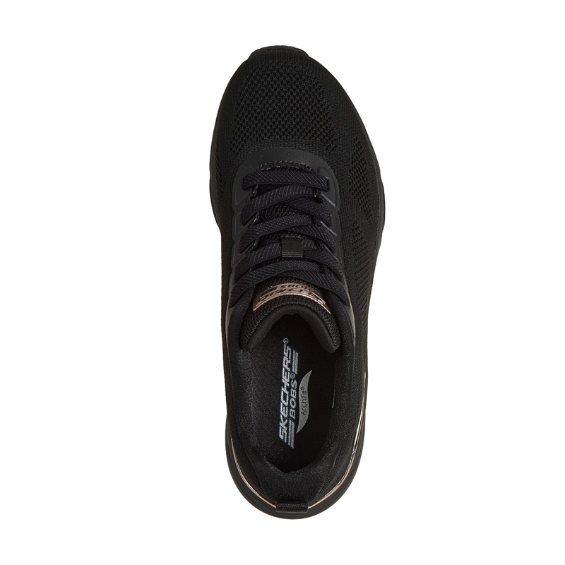ZAPATILLAS SKECHERS MUJER SLIP-INS BOBS ARCH FIT ELEV8 NEGRO - 2