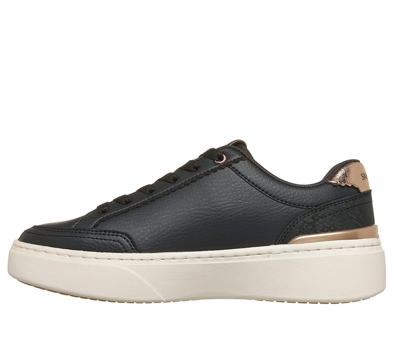 ZAPATILLAS SKECHERS MUJER CENTRAL EVERYDAY ICON NEGRO - 4