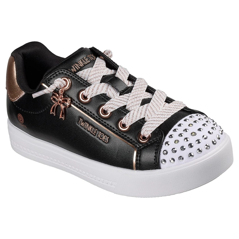 ZAPATILLAS SKECHERS NIÑA TWINKLE TOES TWINKLE STAR NEGRO - 2