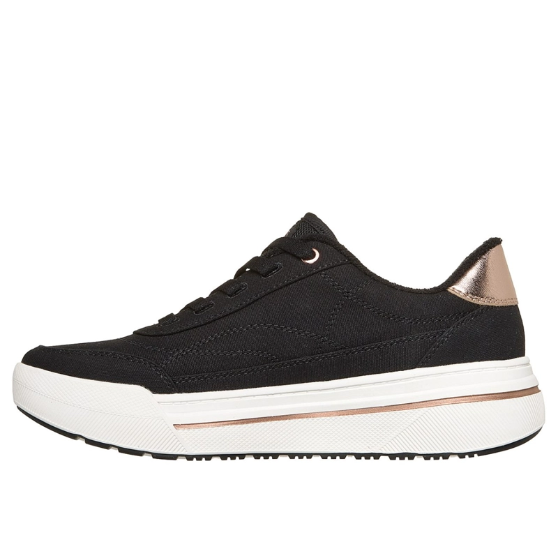 ZAPATILLAS SKECHERS MUJER ARCH FIT ARCADE HI NEGRO - 4