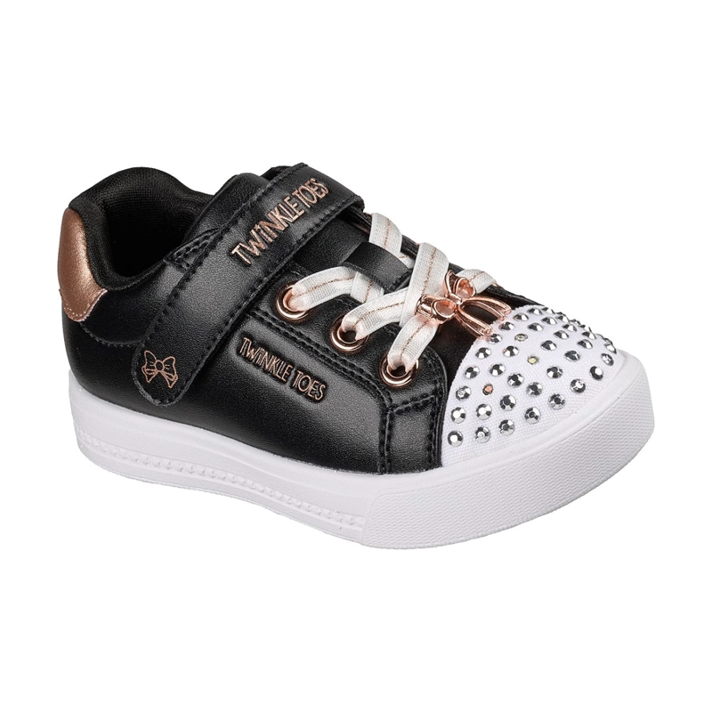 ZAPATILLAS SKECHERS NIÑA - SUPER STARLITE NEGRO - 2