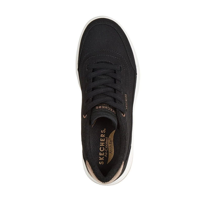 ZAPATILLAS SKECHERS MUJER ARCH FIT ARCADE HI NEGRO - 2