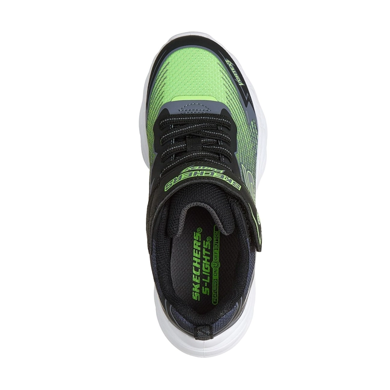 ZAPATILLAS SKECHERS NIÑO S-LIGHTS VORTEX 3.0 NEGRO - 2