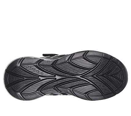 ZAPATILLAS SKECHERS NIÑO S-LIGHTS FLEX-GLOW ULTRA NEGRO - 2