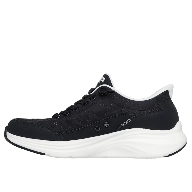 ZAPATILLAS SKECHERS MUJER SLIP-INS CONTOUR FOAM NEGRO - 4